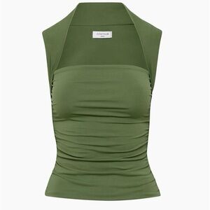 NWT! Aritzia Contour Flourish Top - Sencha Green